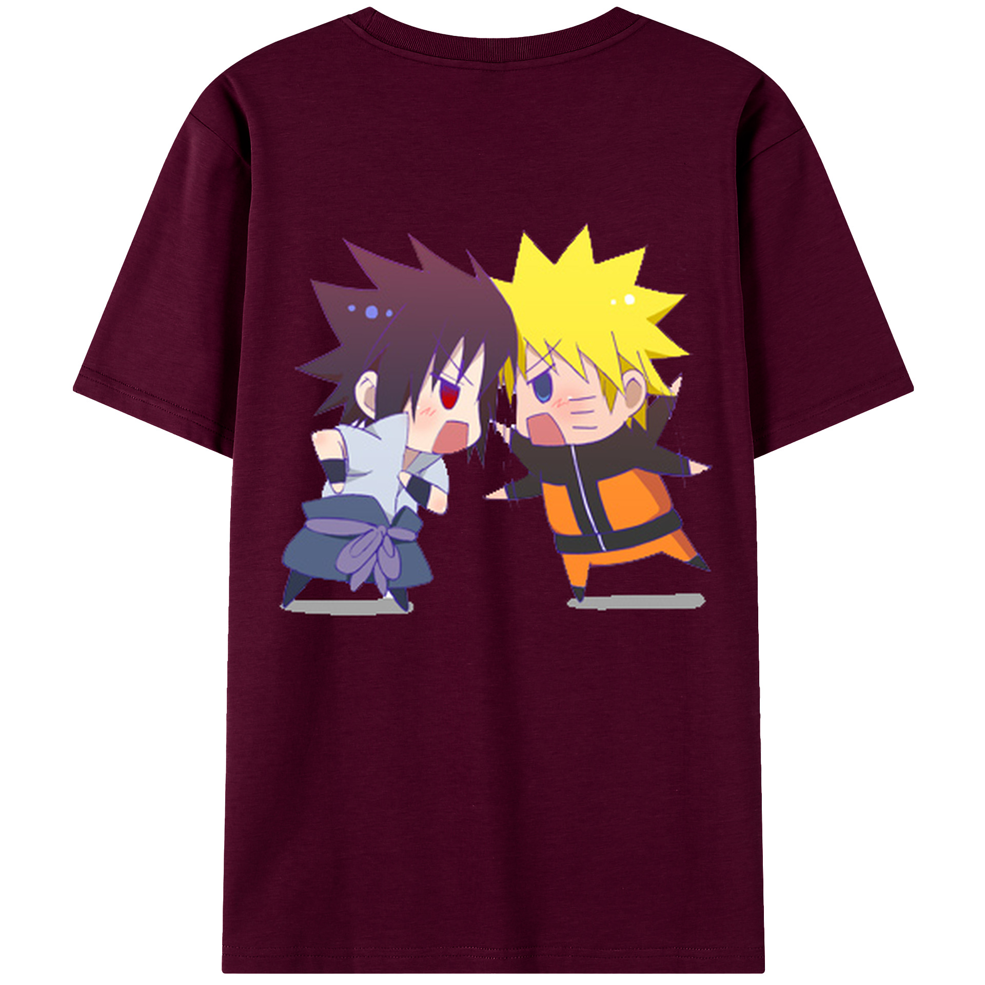（画像用） NARUTO -ナルト- うずまき ナルト Uzumaki Naruto レディース半袖Tシャツ(バックプリント)